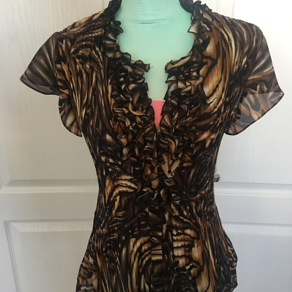 East 5th Animal Print Top - Picture 1 of 5
